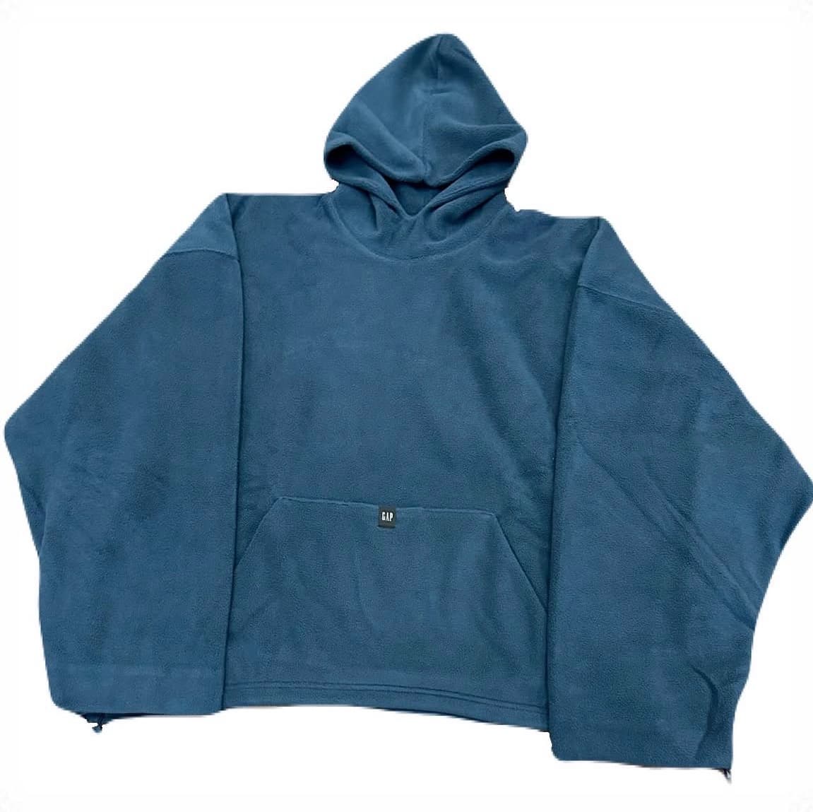 Polar Fleece Drawstring Padded Hoodie