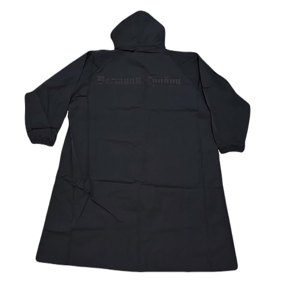 RC-01 black raincoat