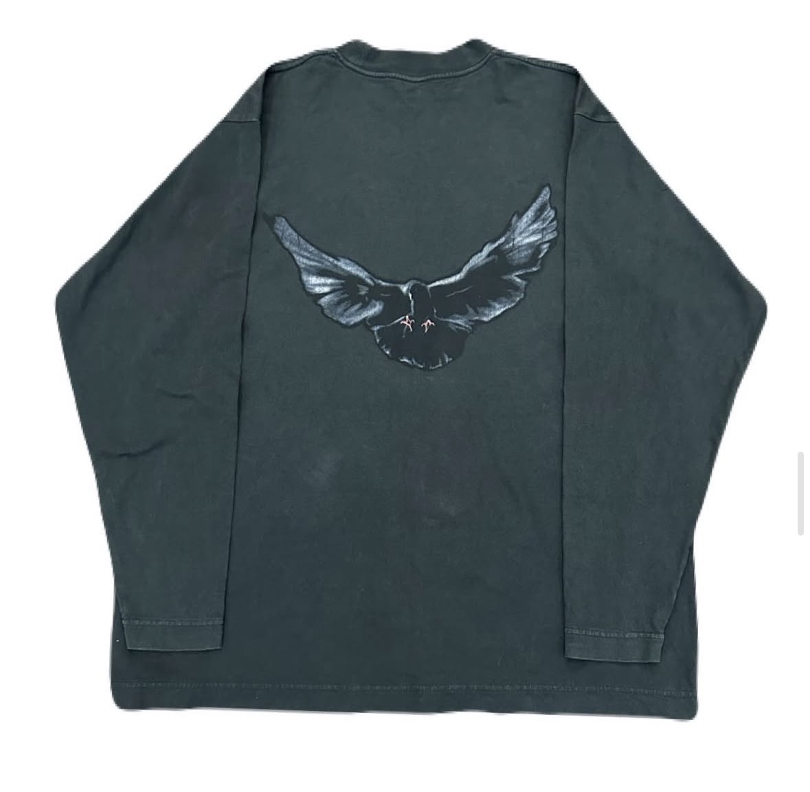 Dove longsleeve tee black